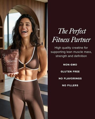 مسحوق تروفاني كرياتين مونوهيدرات | 5 جم من الكرياتين النقي لكل حصة | تم اختباره بواسطة طرف ثالث | 90 حصة | يدعم القوة والطاقة الخلوية | لا الحشو | النساء والرجال in Kuwait