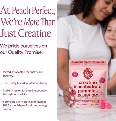 Peach Perfect Creatine Blend for Women – Micronized Creatine Monohydrate with BCAA & Collagen for Glute Strength Support in Saudi Arabia