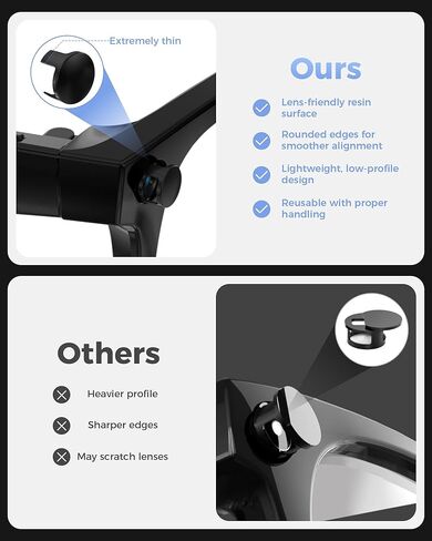 LED Light Cover Blocker Compatible with RayBan Meta Wayfarer/Skyler/Headliner （Gen 1/2）& Oakley Meta HSTN Smart Glasses Accessories, 2026 NEW Camera Cover for Reduced False Alerts (8 PCS) in Kuwait