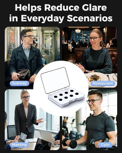 LED Light Cover Blocker Compatible with RayBan Meta Wayfarer/Skyler/Headliner （Gen 1/2）& Oakley Meta HSTN Smart Glasses Accessories, 2026 NEW Camera Cover for Reduced False Alerts (8 PCS) in Kuwait