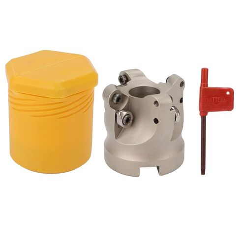 Face Milling Cutter 4 Flute High Precision Durable 40cr Coated Face Mill Head for Metal Processing CNC Machining Milling Tool in Saudi Arabia