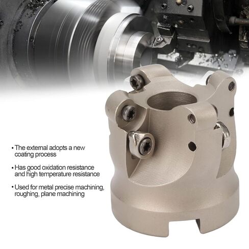 Face Milling Cutter 4 Flute High Precision Durable 40cr Coated Face Mill Head for Metal Processing CNC Machining Milling Tool in Saudi Arabia