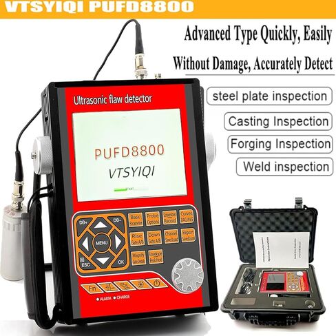 Portable Ultrasonic NDT Tester Ultrasonic Flaw Detector with 0-15000mm 0.2-20MHz Bandwidth More 40dB Dynamic Applied for Industrial Equipment Defect Testing Pressure Vessel NDT Inspection in Saudi Arabia