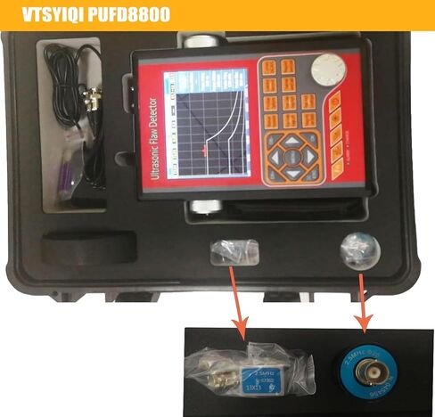 Portable Ultrasonic NDT Tester Ultrasonic Flaw Detector with 0-15000mm 0.2-20MHz Bandwidth More 40dB Dynamic Applied for Industrial Equipment Defect Testing Pressure Vessel NDT Inspection in Saudi Arabia