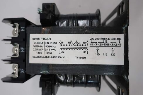 SQUARE D 9070TF150D1 Voltage Transformer 0.15KVA 240/480V-AC 110/120V-AC in Saudi Arabia