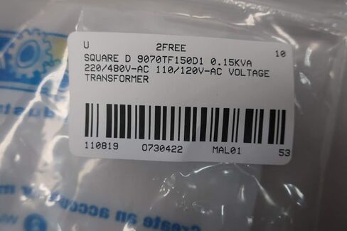 SQUARE D 9070TF150D1 Voltage Transformer 0.15KVA 240/480V-AC 110/120V-AC in Saudi Arabia