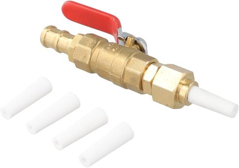 مجموعة أدوات السفع الرملي من نوع الصمام مع صمام كروي نحاسي وموصل تتضمن 4 فوهات من سيراميك الألومينا لمعالجة إزالة الصدأ الصناعي in Kuwait