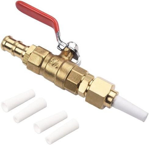 مجموعة أدوات السفع الرملي من نوع الصمام مع صمام كروي نحاسي وموصل تتضمن 4 فوهات من سيراميك الألومينا لمعالجة إزالة الصدأ الصناعي in Kuwait