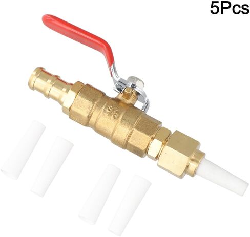 مجموعة أدوات السفع الرملي من نوع الصمام مع صمام كروي نحاسي وموصل تتضمن 4 فوهات من سيراميك الألومينا لمعالجة إزالة الصدأ الصناعي in Kuwait