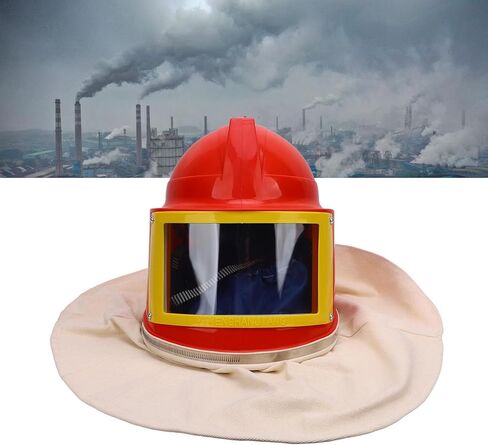 خوذة جاروسا، مادة أكريلونتريل بوتادين ستايرين مع عدسة مزدوجة الطبقة ومصدر للهواء، واقي غطاء من القماش لبناء طلاء الرش الرملي in Kuwait