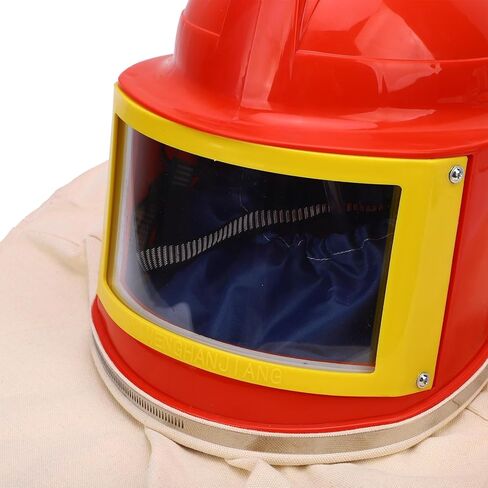 خوذة جاروسا، مادة أكريلونتريل بوتادين ستايرين مع عدسة مزدوجة الطبقة ومصدر للهواء، واقي غطاء من القماش لبناء طلاء الرش الرملي in Kuwait