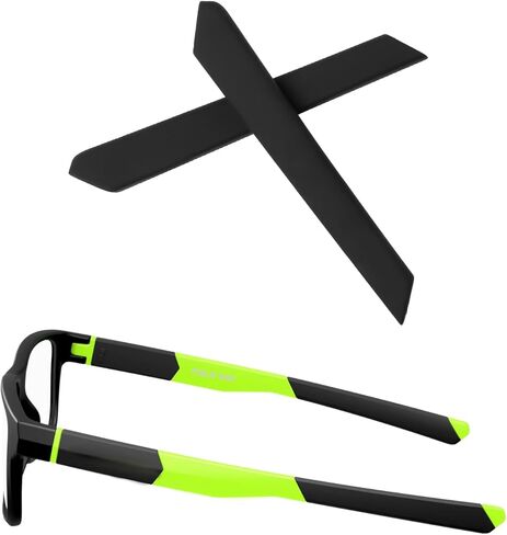 غطاء أذن بديل لإطار نظارات Oakley Field Day OY8007، أكمام أذن مطاطية سوداء in Saudi Arabia