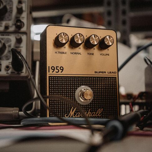 Marshall 1959 Overdrive/Distortion Pedal - Black and Gold in Saudi Arabia