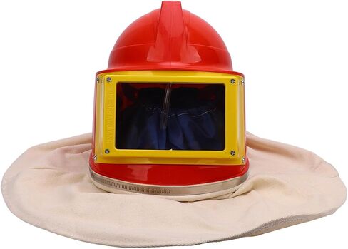 Jeanoko Sandblaster Helmet Premium ABS Double Layer Lens Air Feed Type Sand Blasting Hood for Painting Scraping, Construction Workers in Saudi Arabia