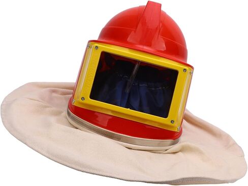 Jeanoko Sandblaster Helmet Premium ABS Double Layer Lens Air Feed Type Sand Blasting Hood for Painting Scraping, Construction Workers in Saudi Arabia