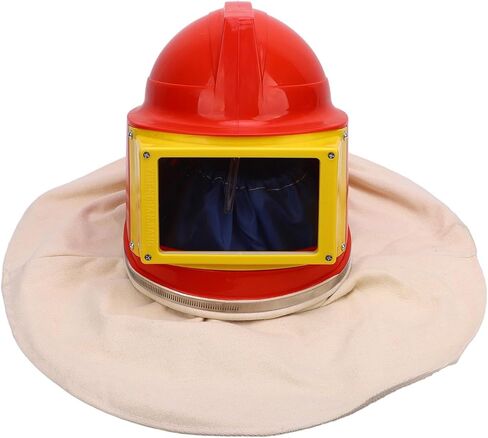 Jeanoko Sandblaster Helmet Premium ABS Double Layer Lens Air Feed Type Sand Blasting Hood for Painting Scraping, Construction Workers in Saudi Arabia