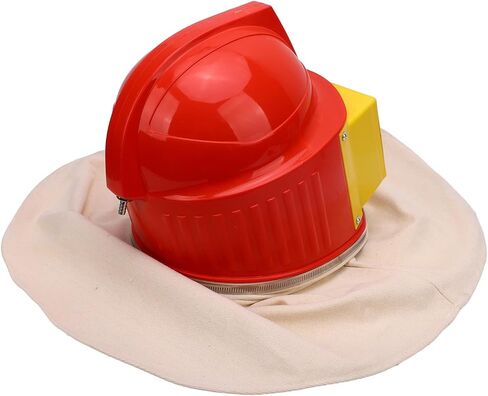 Jeanoko Sandblaster Helmet Premium ABS Double Layer Lens Air Feed Type Sand Blasting Hood for Painting Scraping, Construction Workers in Saudi Arabia