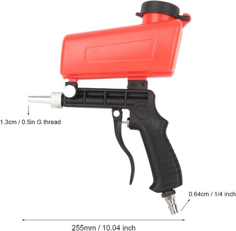 رمل هوائي، جسم ألومنيوم خفيف الوزن قابل للتعديل، مع عمر خدمة طويل، لإزالة نتوءات الصدأ وتشذيب التفاصيل المعدنية in Kuwait