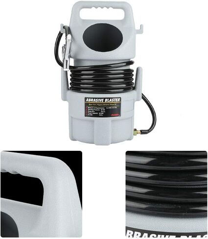 Professional Portable Pneumatic Sand Kit Sandblasting for Rust Paint Removal 50 lb. Hopper for DIY Enthusiasts in Saudi Arabia