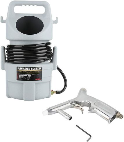 Professional Portable Pneumatic Sand Kit Sandblasting for Rust Paint Removal 50 lb. Hopper for DIY Enthusiasts in Saudi Arabia