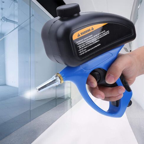 Portable Sand 90PSI, Pneumatic Nozzle Sandblasting with Non Slip Handle, Quick Plug Connector & Wide Appplications, Manual ABS for Metal, Glass, Wood in Kuwait
