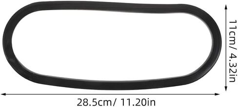 Garneck Anti-dust Rubber Lens Frame for Sandblaster Helmet Replacement Visor Frame for Sandblasting Hood Lens Easy Install Accessory for Industrial Safety and Blast Use in Saudi Arabia