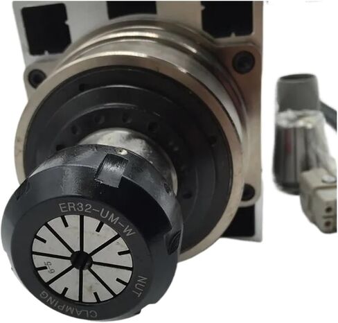 6KW 8HP 220V Square Spindle Motor Air Cooled 4 Pieces Bearing + 7.5kw VFD Inverter + ER32 Chuck Kit in Saudi Arabia