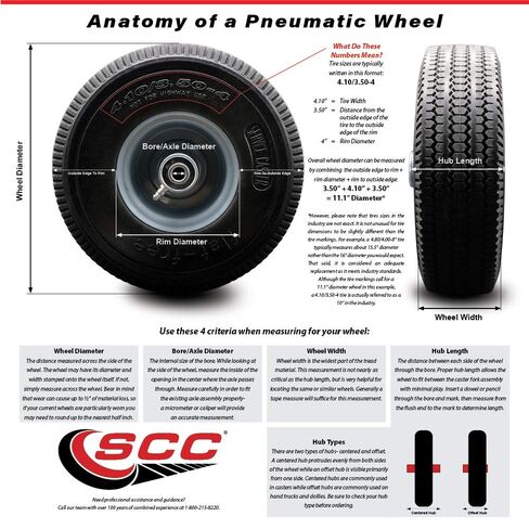 SCC-8" x 2.5" Gray Pneumatic Wheel Only w/3.1875" Centered Hub and Ball Bearings in Saudi Arabia