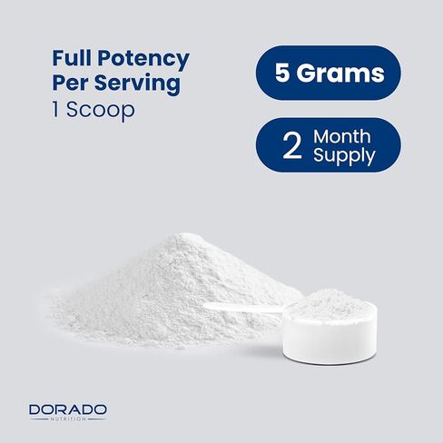 Creatine Monohydrate Powder 5G l Micronized & Unflavored l 60 Servings 5000mg per Serving l Pure Creatine Supplement for Men & Women l Supports Muscle Growth, Energy & Recovery l Non-GMO & Vegan in Saudi Arabia