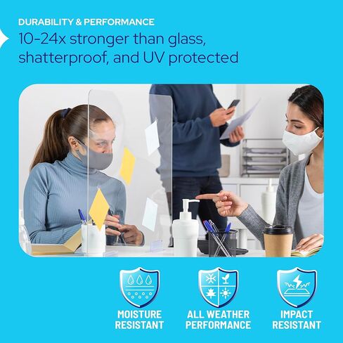 KASTLITE Clear Acrylic Sheet | 1/8" Thickness | 0.125" Thick Cut to Size Plexiglass | Nominal 12" x 36" /1' x 3' | for Arts & Crafts, Sign Boards, Models, DIY Projects & More | 1 Sheet in Kuwait