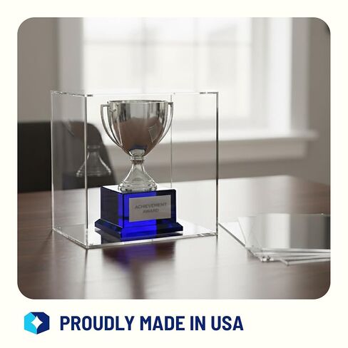 KASTLITE Clear Acrylic Sheet | 1/8" Thickness | 0.125" Thick Cut to Size Plexiglass | Nominal 12" x 36" /1' x 3' | for Arts & Crafts, Sign Boards, Models, DIY Projects & More | 1 Sheet in Kuwait