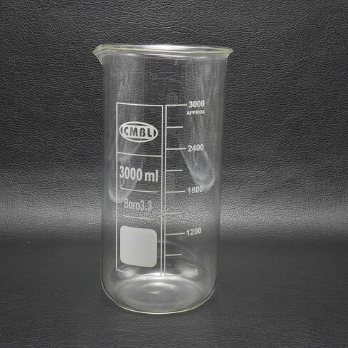 3000ml Glass Beaker,3 Litre,Tall Form,Laboratory Glassware in Saudi Arabia