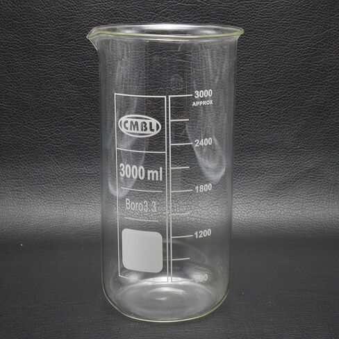 3000ml Glass Beaker,3 Litre,Tall Form,Laboratory Glassware in Saudi Arabia