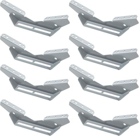 Colinktool Boat Trailer bunk Brackets,Heavy-Duty Steel Pontoon Trailer V Wing Brackets Fits for Various Board Widths-8Pack in Kuwait