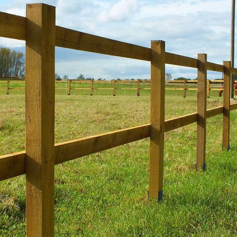 MTB Supply 4"x3.5" 1PC U Shape Fence Post Holder Black Powder Coated,Ground Spike Post Anchor Metal Concrete Post Anchor Deck Post Base in Kuwait