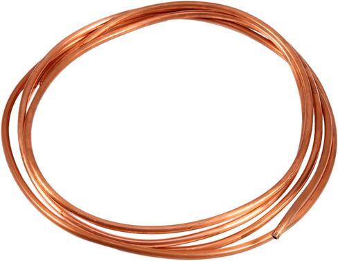 Copper Tube,Refrigeration Tubing, Soft Coil Copper Tubing OD 3mm x ID 1mm Length 6.56 Ft in Kuwait