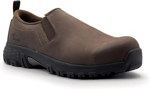 Avenger Flight Men's Composite Toe Static-Dissipative Slip-On Leather Work Shoe in Saudi Arabia