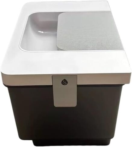 قاعدة مكنسة كهربائية KAFTKO، خزان مياه نظيف أبيض وخزان مياه متسخة (خزانات مياه اختيارية). متوافق مع Deebot X8 PRO Omni / T50 MAX PRO Omni (الحزمة 2) in Kuwait