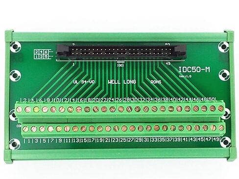 DIN Rail Mount IDC50 لوحة اندلاع رأس ذكر، كتلة طرفية، موصل in Saudi Arabia