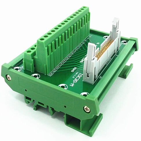 DIN Rail Mount IDC30 Male Header Breakout Board, Terminal Block, Connector in Saudi Arabia