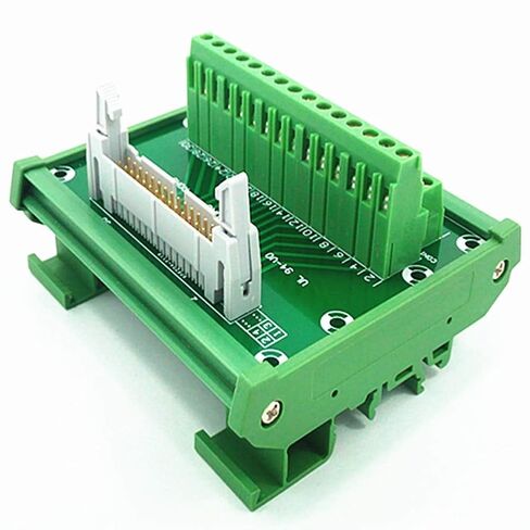 DIN Rail Mount IDC30 Male Header Breakout Board, Terminal Block, Connector in Saudi Arabia