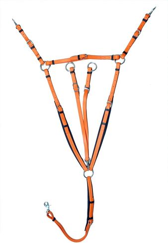 CHALLENGER PVC Endurance 3-Piece Set Halter Bridle Combo Breast Collar Reins 40MIB01OR in Saudi Arabia