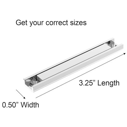 مغناطيس شريط النيوديميوم القوي N52 - 3.25 بوصة × 0.5 بوصة × 0.25 بوصة - 8 عبوات، مغناطيس قناة عالي التحمل 70 رطلًا مع براغي مطابقة، مغناطيسات أرضية نادرة مستطيلة مع فتحات للتركيب، المنزل، الأدوات، الخزانة in Kuwait