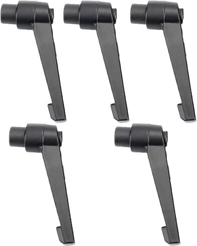 5 Pcs M4 Adjustable Knobs Handle Female Thread Push Button Ratchet Quick Release Locking Rotating Bolt, Black in Saudi Arabia