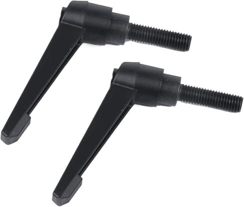 M10 x 20/32/40/50/70mm Adjustable Knobs Handle Male Thread Push Button Ratchet Quick Release Locking Rotating Bolt, 2 Pcs(M10*80 * 80) in Saudi Arabia