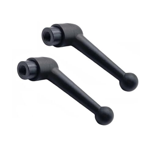 M12 Handle Adjustable Clamping Lever, Female Thread Push Button Ratchet Quick Release Locking Rotating Bolt for Lathe Machinery, 2 Pack in Saudi Arabia