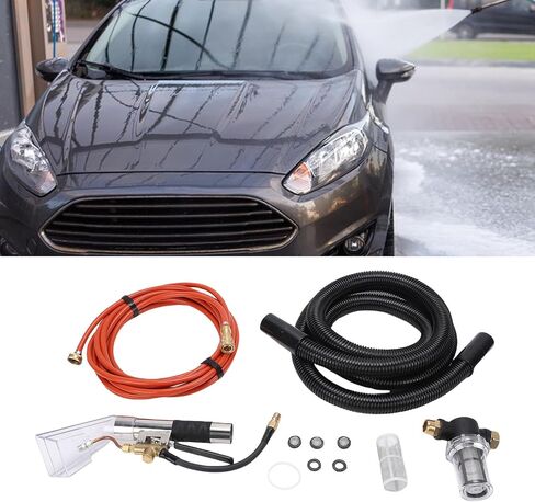 Zunate Extractor Hose Kit with Steam Injection & Water Extraction,Multifunctional Hand Tool for Upholstery, Carpet, Car Seat, Quick Connect Stainless Steel for Home Professional in Saudi Arabia