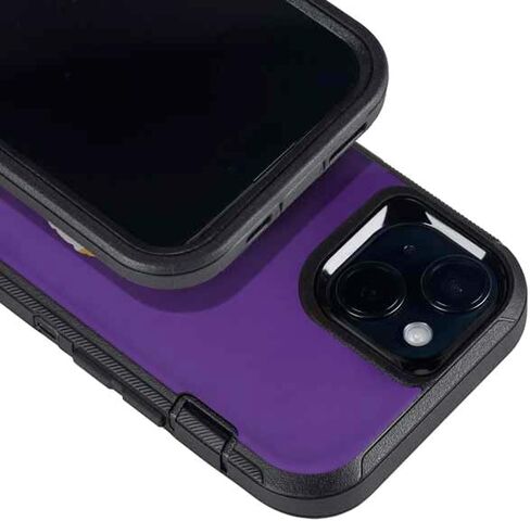 Skinit Decal Phone Skin Compatible with OtterBox Defender iPhone 13 - Officially Licensed LSU Purple Tiger Mascot Design in Saudi Arabia