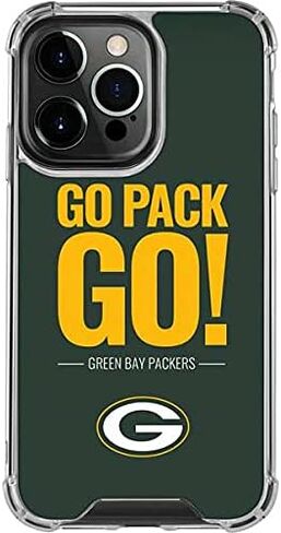 حافظة هاتف Skinit الشفافة متوافقة مع iPhone 13 Pro - تصميم شعار فريق Green Bay Packers المرخص رسميًا من NFL in Saudi Arabia