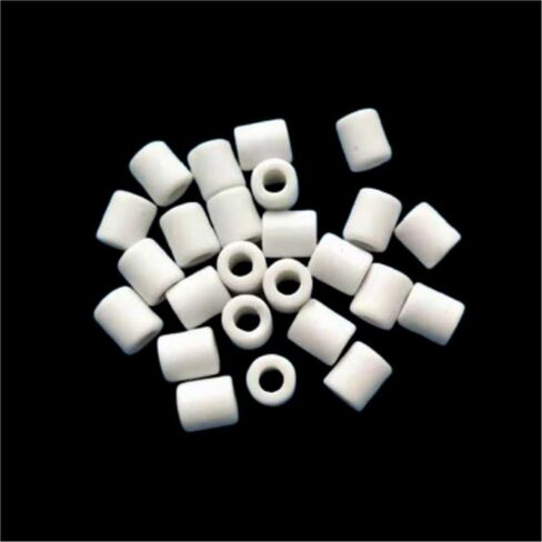 Ceramic Insulating Rod, 20pcs Ceramic Washer Spacer O-ring ID 3.5/2/4.4mm, High Purity Alumina Tube for Temperature Tool Parts(5.5x12x5.5mm) in Saudi Arabia